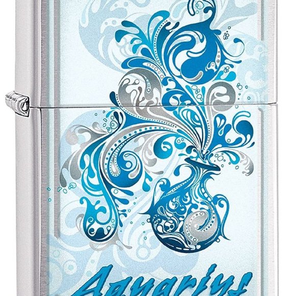 zippo Accessories - Sweet Astrology Aquarius Zippo Lighter